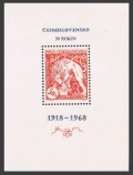Czechoslovakia  1579-1580, 1581 sheet