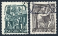 Czechoslovakia 397-398 CTO