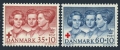 Denmark B32-B33 mint no gum