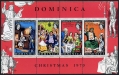 Dominica 304-307, 307a sheet