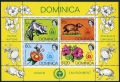 Dominica 337-340, 340a sheet