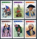 Dominica 472-477, 477a sheet