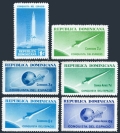 Dominican Republic  598-601, C135-C136, C136a sheet