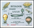 Ecuador 1058-1059, 1060 sheet