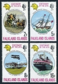 Falkland Islands 231-234 damaged gum