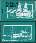 Falkland Islands  260 x4 panes booklet green