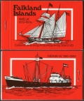 Falkland Islands  260 x4 panes booklet red