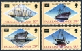 Falkland Islands 446-449, 449a sheet