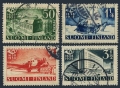 Finland 215-218 used
