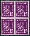 Finland 295 block of 4