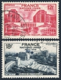 France 605-606 used