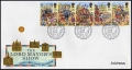 Great Britain 1289-1293a FDC