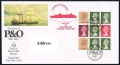 Great Britain MH130a FDC with map