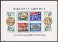 Germany-GDR 144a, 146a perf & imperf sheets