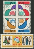Germany-GDR 617-620a block, B90-B91a pair mlh