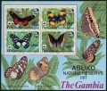Gambia 404-407, 407a sheet