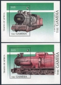 Gambia 846-853, 854-855 sheets