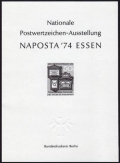 Germany 1153, Exh.sheet NAPOSTA-74