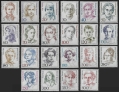 Germany 1475-1494A (22 stamps)