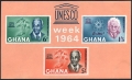 Ghana 189-191, 191a sheet