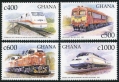 Ghana 2105-2108, -2110 af sheet