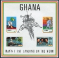 Ghana 386-389, 389a 2  sheets