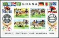 Ghana 525-528, 529 ad sheet imperf