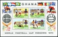 Ghana 535-538, 539 ad sheet