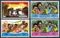 Ghana 596-599, 600 ad sheet