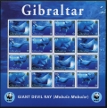 Gibraltar 1037 ad sheet