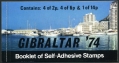 Gibraltar 307-309a booklet