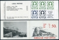 Gibraltar 407a, 407b, 5 booklets