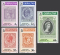 Gibraltar 485-489, 490 sheet
