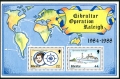 Gibraltar 536-538, 539 ab sheet