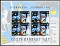 Gibraltar 626-629 sheets