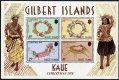 Gilbert Islands 317-320 gutter, 320a sheet
