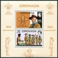 Grenada 468-473, C27-C28, 474 sheet mlh