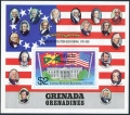 Grenada Grenadines  91-98, 99a, 100a sheets