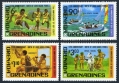 Grenada Grenadines 475-478, 479 sheet
