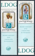 Hungary 3322-3323-label