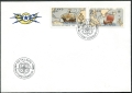 Iceland 749-750, 750a two FDC