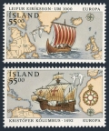 Iceland 749-750, 751 sheet