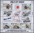 Isle of Man 472-476, 476a sheet
