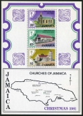 Jamaica 520-522, 522a sheet