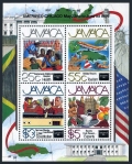 Jamaica 625-628, 628a sheet