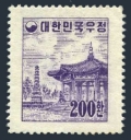 Korea South 203E Vertically laid paper