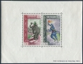 Laos 77-80a  perf & imperf sheets/booklet
