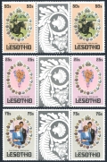 Lesotho 335-337 gutter, 337a