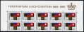 Liechtenstein 461 half sheet