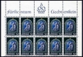 Liechtenstein 491 block of 10